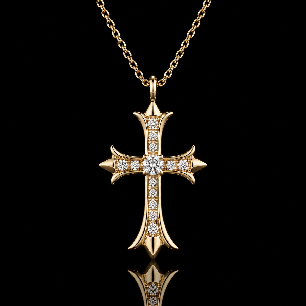 Vintage Cross Necklace